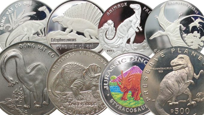 Prehistoric Animals on Coins Dinosauriermünzen